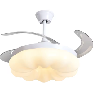 Hot Sale <b>Fans</b> <b>Lights</b> Children Bedroom Modern Dimmable <b>Led</b> Pumpkin Flower Cloud <b>Ceiling</b> <b>Light</b> with <b>Fan</b> - Product Image 6