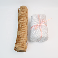Nouvelle boîte-cadeau en boîte emballage nid d'abeille emballage papier Kraft oreiller couvre papier coussin papier rouleau 380/510mm coussin
