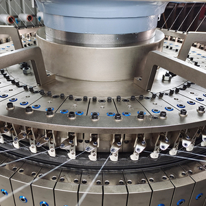 Dubbele Jersey Eastino Interlock 30 "32gg En 38" 32gg <span class=keywords><strong>2</strong></span> <span class=keywords><strong>2</strong></span> + <span class=keywords><strong>2</strong></span> Cam Feeders Machine - Product Image 3