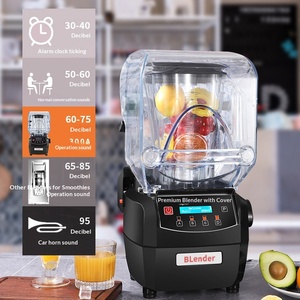 Ticari Endüstriyel Sessiz Smoothie <span class=keywords><strong>Blender</strong></span> Sızıntı Korumalı Yüksek Hızlı Karıştırma, Sütlü Çay Dükkanları Buz Kırıcı Gıda - Product Image 2