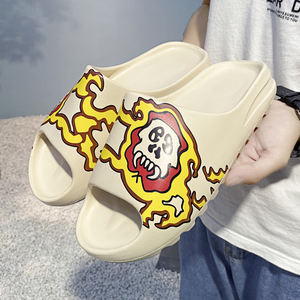 Nouvelle Mode Haute Qualité 3D Impression Pantoufles Offre Spéciale <span class=keywords><strong>Pas</strong></span> <span class=keywords><strong>Cher</strong></span> Eté Confort Chaussons Pour Hommes - Product Image 2