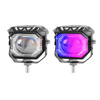 Nouveau projecteur LED 12V 3 pouces pour moto, phare jaune pour lampe automobile