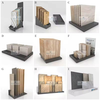 Fabrik Direkt verkauf Günstiger Preis Einfache Keramik fliesen Glass chlitz Stein Granit Display Racks für Showroom