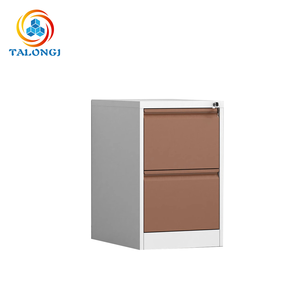 Armoire de classement en acier à 2 tiroirs format A4 avec serrure à clé, rangement multifonctionnel moderne autoportant pour la maison, le bureau et l'hôtel - Product Image 3