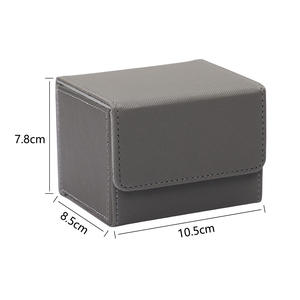 Kotak penyimpanan kartu bermain kulit PU terlaris kotak kartu dek untuk koleksi permainan - Product Image 5