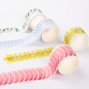 Venta al por mayor de fábrica: Set de 24 rollos de cinta washi con lámina dorada, diseño Océano Azul, para manualidades DIY, decoración y scrapbooking - Product Image 5