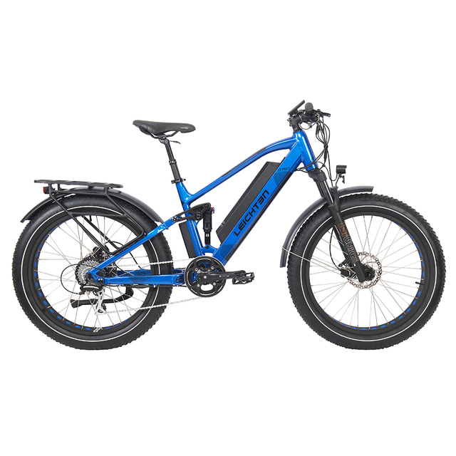 Big Power 48V750w Mountain Electric Bike Full Suspension Fat Tire Electric Bike with Good Price Snow Electric Bike Bicycle