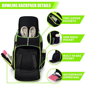 Mochila <span class=keywords><strong>de</strong></span> almacenamiento <span class=keywords><strong>de</strong></span> bolas <span class=keywords><strong>de</strong></span> bolos <span class=keywords><strong>de</strong></span> alta calidad, compartimento para zapatos, portador <span class=keywords><strong>de</strong></span> bolas individual, bolsa <span class=keywords><strong>de</strong></span> equipo <span class=keywords><strong>de</strong></span> bolos, mochila <span class=keywords><strong>de</strong></span> BOLOS con múltiples bolsillos - Product Image 4