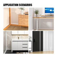 Goulotte de câble murale d'angle pour la protection des câbles électriques Facile à installer Flexible et durable pour une utilisation à domicile et au bureau