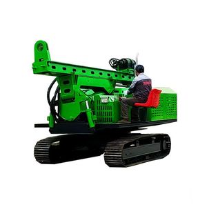 Hydraulic <b>Pile</b> <b>Driver</b> With Spiral Drill For Solar Power Station And Rocky Terrain Drilling - Product Image 2