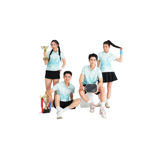 Men <b>Women</b> Sports Polo Shirt Breathable Quick Dry Athletic Shirt for Tennis Pickleball Training - Product Image 1
