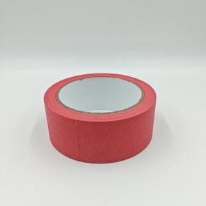 Fsant đỏ mặt nạ Băng vừa dính đường may Băng Crinkle giấy phun sơn Sơn mặt nạ băng màu tách - Product Image 4