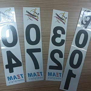 Tatuaggi Temporanei Personalizzati Impermeabili con Numeri di Gara Sportivi - Product Image 6