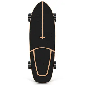 Venta caliente tendencia de color personalizado monopatín profesional Maple Land Carver Surf Skate