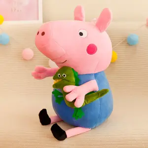 Beliebteste berühmte Cartoon Plüsch puppen Anime Gefüllte Peppas Pink Pig Plüschtiere für Kinder
