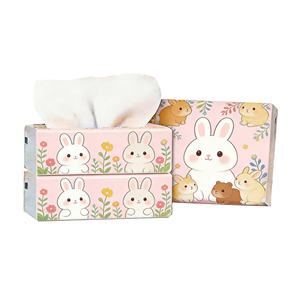 Muestra Gratuita de Pañuelos Faciales de <span class=keywords><strong>Seda</strong></span> Premium, Impresión Personalizada de Fábrica OEM, <span class=keywords><strong>Papel</strong></span> de Pulpa de Madera Virgen, 13.5 g x 5 Capas, 140*180 mm - Product Image 1