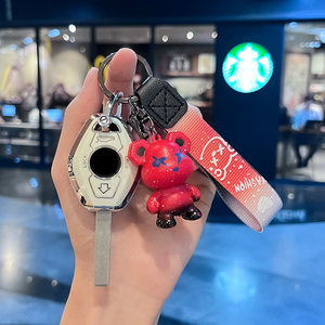 Convient pour <span class=keywords><strong>BMW</strong></span> Old Straight Key Holder X3 5 Z3 4 3 5 7 Series E38 E39 <span class=keywords><strong>E46</strong></span> E83 Car Bag Buckle keychain - Product Image 2