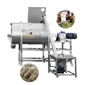 Weightlessness Lab Scale Horizontal Fertilizer Feed Ribbon Blender Mixer Machine for 20kg Powder