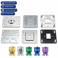 Plaque de montage personnalisée, découpe laser, fabrication de tôles, aluminium, acier, pièces OEM ODM