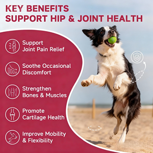 Suplemento de Colágeno Múltiple en Tabletas Masticables para Perros, Marca Privada OEM/ODM, Apoyo de Colágeno para la Salud de las Articulaciones y la Piel - Product Image 6