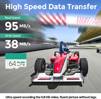 Tarjeta de Memoria GITRA TF de 32 GB Clase 10 U1 U2 U3 de Alta Velocidad para Teléfono/Cámara/Grabadora, Tarjeta Micro SD de 64 GB C10, 128 GB, 256 GB