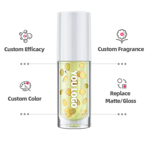 Aceite Labial Vegano Hidratante con Sabor a Frutas, Etiqueta Privada Personalizada, Brillo Labial Humectante con Logotipo Personalizado, Cuidado Labial - Product Image 4