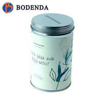Boîtes en fer blanc personnalisées en gros, de forme ronde, de qualité alimentaire, pour chocolat, bonbons et thé, avec impression offset