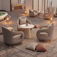 Nouveautés : Ensemble de canapés modulaires de bureau, style simple et luxueux, fauteuil moderne en cuir synthétique haute densité pour salon