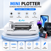Máquina Cortadora de Protectores de Pantalla Mini para Teléfonos Móviles y Tabletas, Plotter Portátil WiFi de 10 Pulgadas