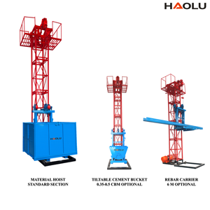 Elevador de Materiales para Construcción, Elevador de Materiales de Una Sola Cabina, Torre de Elevación de Materiales, Elevador de Construcción, Elevador de Materiales para Edificios <span class=keywords><strong>HTH</strong></span> - Product Image 1