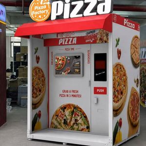 Máquina Expendedora de Pizza Inteligente con Pantalla Táctil para Exteriores, Máquina Expendedora de Pizza Recién Hecha, Totalmente Automática - Product Image 1