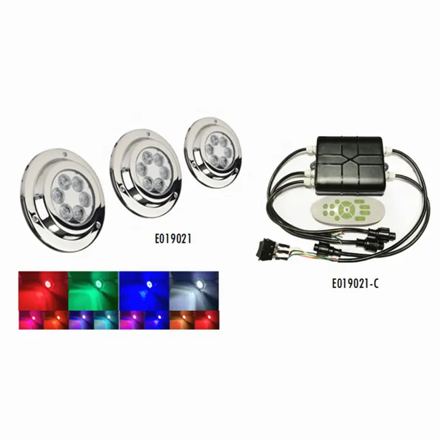 24 W RGBW Stainless Steel Marine Boat LED Underwater Light