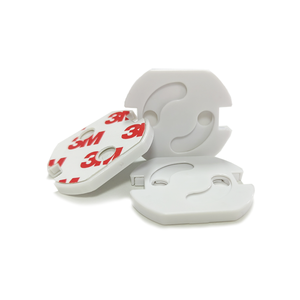 Cubierta de enchufe del Reino Unido con adhesivo más fuerte, cubierta de enchufe blanca de seguridad para bebés, cubiertas de enchufe eléctrico a prueba de bebés - Product Image 1