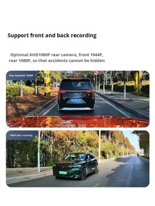 BMW Mercedes-Benz Audi geely cho TOYOTA xe Dash cam cho N500 dual-máy ảnh GPS Mô hình màu đen phía trước phía sau máy ảnh không có hệ thống dây điện yêu cầu - Product Image 5