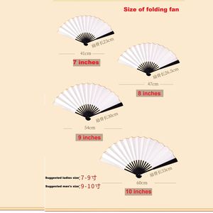 Festive Promotional Custom <b>Paper</b> or Silk Fabric Folding Hand Fan for Men/Women Chinese Style Painted <b>Pattern</b> Gift Fan - Product Image 5