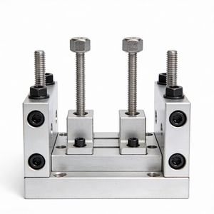 ฐานเอฟเฟคเตอร์หุ่นยนต์อลูมิเนียมบริการเครื่องจักร CNC แบบกำหนดเองความแม่นยำสูง - Product Image 1