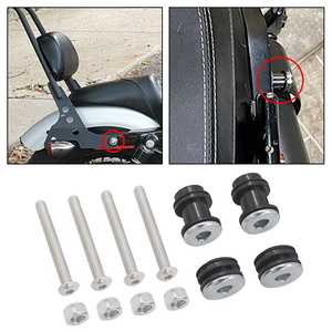 Pernos de montaje de barra trasera de liberación rápida para motocicleta, Kit de Hardware de instalación de portaequipajes trasero para Harley XL883 XL1200 X48 - Product Image 4