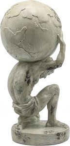 Statuetta Scultura Lukitas Atlas che Sostiene la Terra, Ornamento Creativo per Casa, Ufficio, Soggiorno - Product Image 6