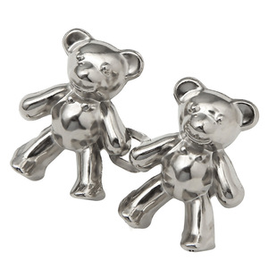 Bear Shape Metal Snap <b>Button</b> Waist Adjuster For Jeans And Skirts Cartoon Style Decorative Closure - Product Image 5