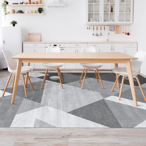 Alfombra Moderna de Estilo Nórdico con Patrón Geométrico Abstracto, de Pelo Corto, Imitación de Cachemira, Antideslizante, Hecha a Máquina, Personalizable, para Sala de Estar - Product Image 2