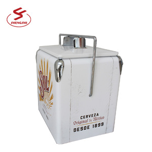 חם מכירות 13L רטרו מתכת cooler תיבת באר cooler - Product Image 4