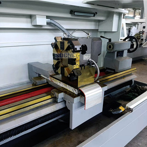 Torno de metal horizontal de un solo husillo de servicio medio con bancada plana, totalmente automático, económico, de China, modelo CK6166, centro de torneado CK6166*2000 - Product Image 6