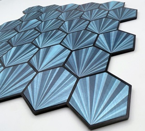 Revêtement de sol en <span class=keywords><strong>vinyle</strong></span> de bonne qualité, mousse auto-adhésive pvc, carreaux muraux extérieurs kajaria 3d, carreaux muraux hexagonaux - Product Image 3