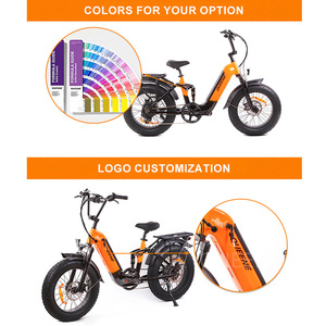 Vélo électrique tout-terrain 500W pour femme, cadre en alliage d'aluminium, longue portée, modèle Step-Through, directement de l'usine - Product Image 3
