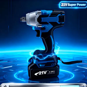 Clé à chocs sans brosse de qualité industrielle portable multifonctionnelle avec source d'alimentation de batterie Li-Ion outil de bricolage à couple élevé - Product Image 5