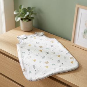 Saco de dormir de Algodón 100% con estampado de animales Relleno de cierre de botón a presión - Product Image 2