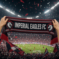 Écharpe de supporter de club de football personnalisée, drapeau triangulaire, bannière imprimée haute définition en polyester, accessoires pour supporters de stade