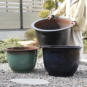 Vasi <span class=keywords><strong>da</strong></span> Esterno Grandi in Plastica Resistente per Giardino, Vendita Diretta dalla Fabbrica, Colori Personalizzabili, per Paesaggistica - Product Image 4