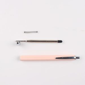 Stylo hexagonal personnalisé avec logo imprimé sur métal, nouveau design, 6 faces - Product Image 6