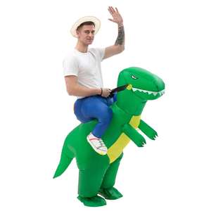 Famille Halloween scène Costume hommes <span class=keywords><strong>dinosaure</strong></span> costumes gonflable mascotte Costume adulte monter sur adulte marche <span class=keywords><strong>dinosaure</strong></span> Animal Costume - Product Image 4